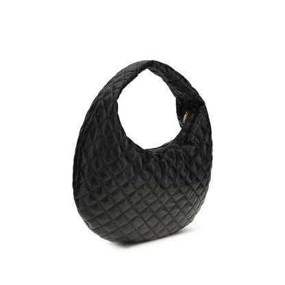 Saint Laurent Black Lamb Ovis Aries Aries Shoulder Bag