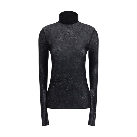 PINKO Gold Wool Turtleneck