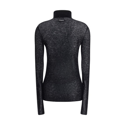 PINKO Gold Wool Turtleneck