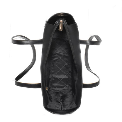 Michael Kors Black Canvas Tote Bag