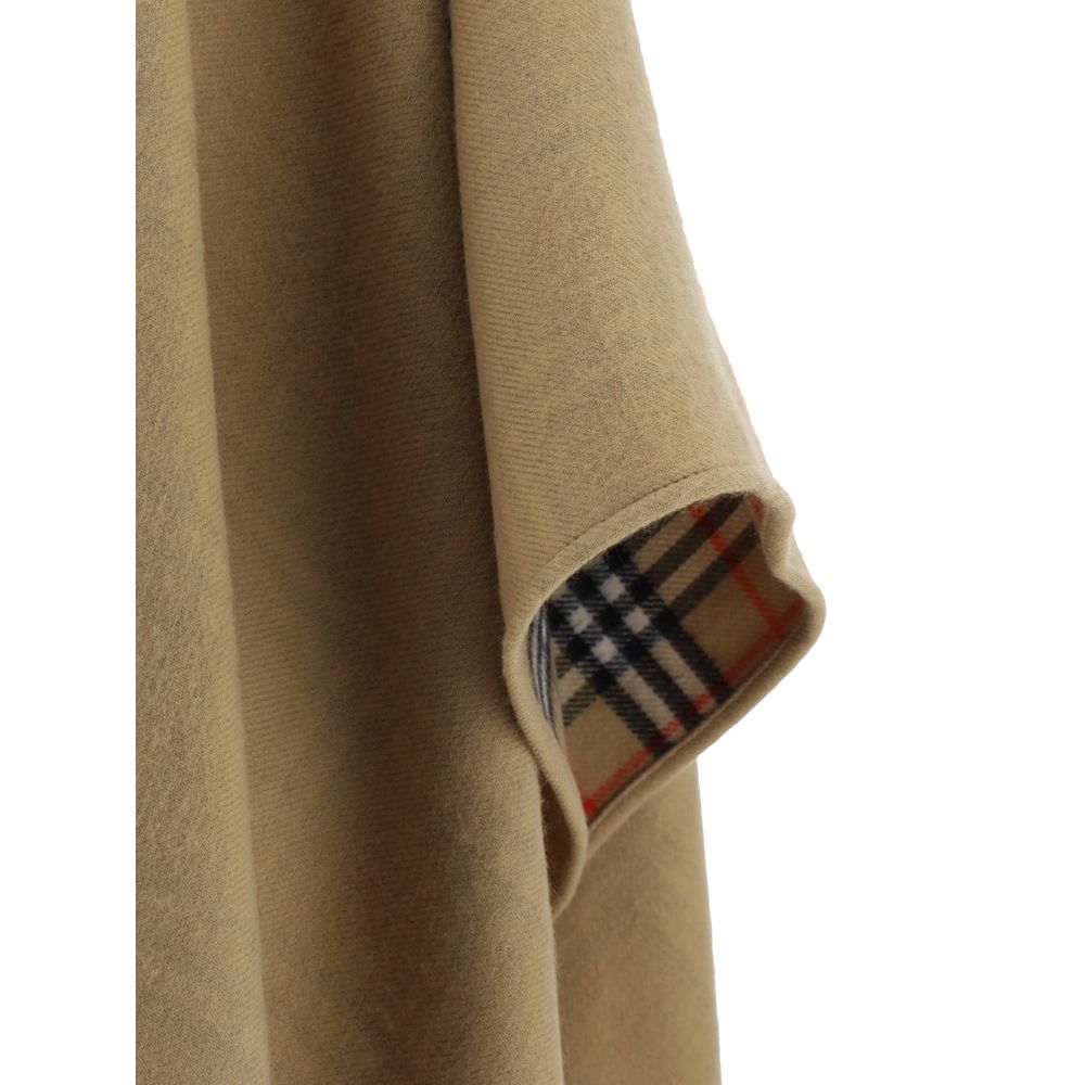 Burberry Brown Merino Wool Scarf