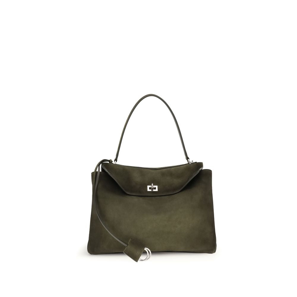 Balenciaga Bicolor Calf Leather Bos Taurus Shoulder Bag