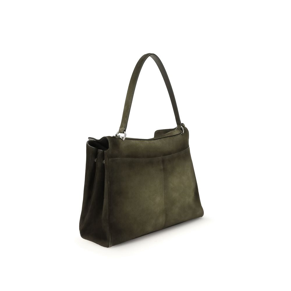 Balenciaga Bicolor Calf Leather Bos Taurus Shoulder Bag
