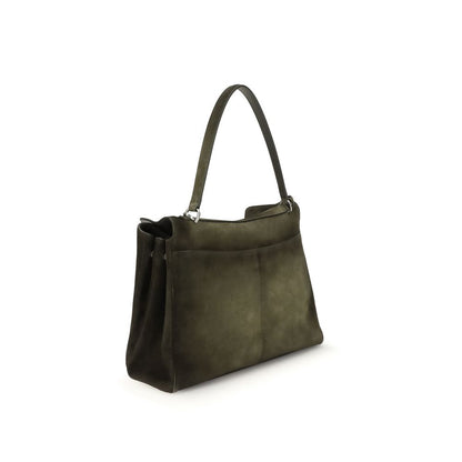 Balenciaga Bicolor Calf Leather Bos Taurus Shoulder Bag