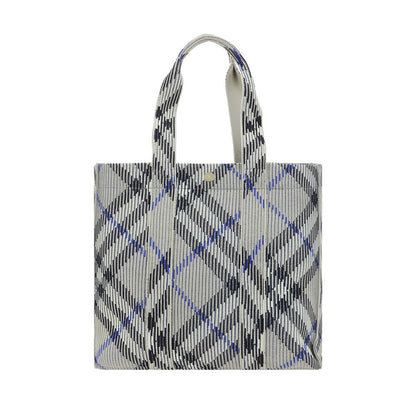 Burberry Gray Fabric Shoulder Bag