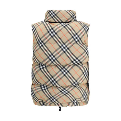 Burberry Multicolor Polyester Sleveless Jacket