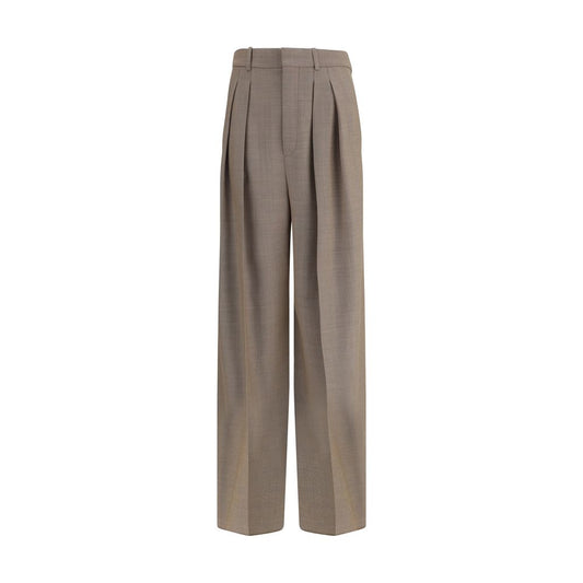 Saint Laurent Beige Wool Casual Pants