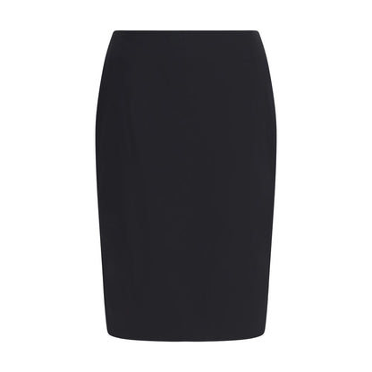 Saint Laurent Black Viscose Skirt