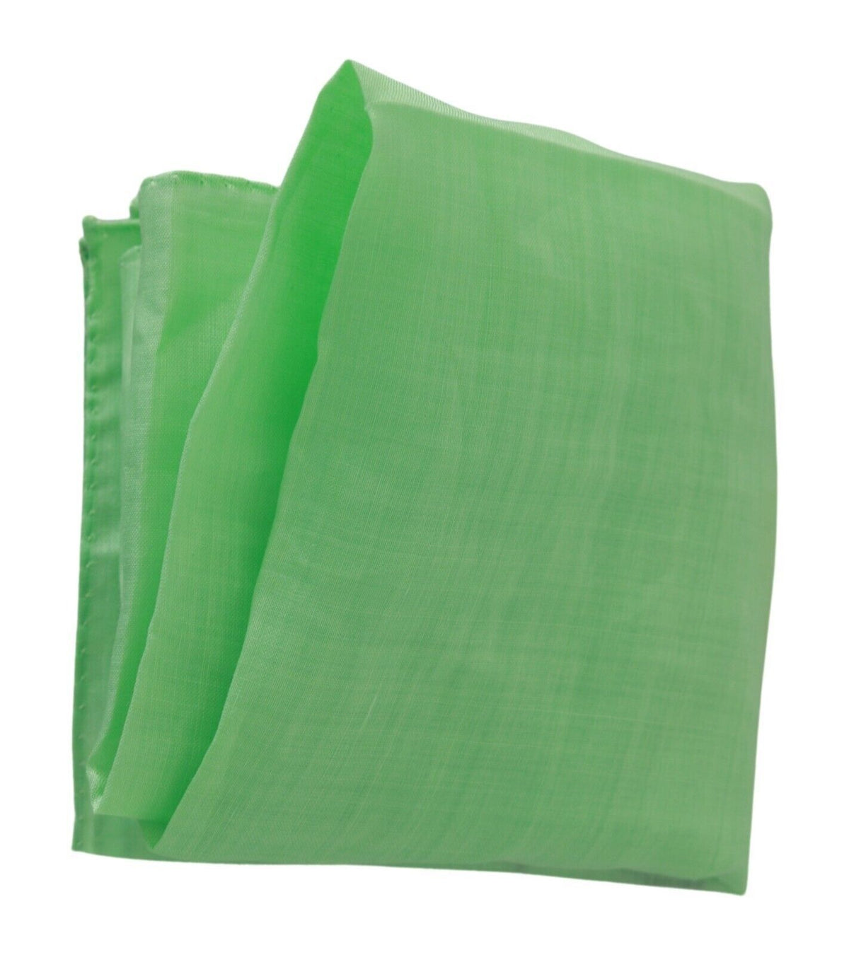 Versace Apple Green Linen Square Foulard Head Wrap Scarf