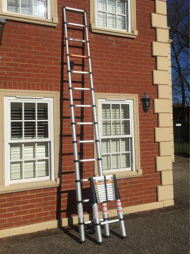Ladder Telescopic Aluminium Extension Ladder 3.2m