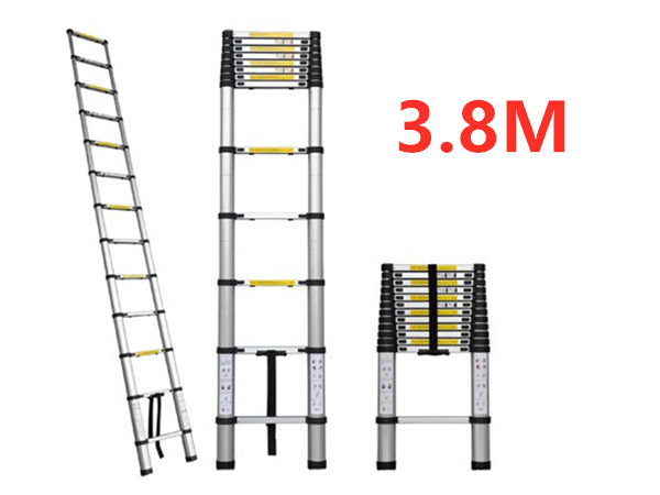 Ladder Telescopic Aluminium Extension Ladder 1m-3.8m
