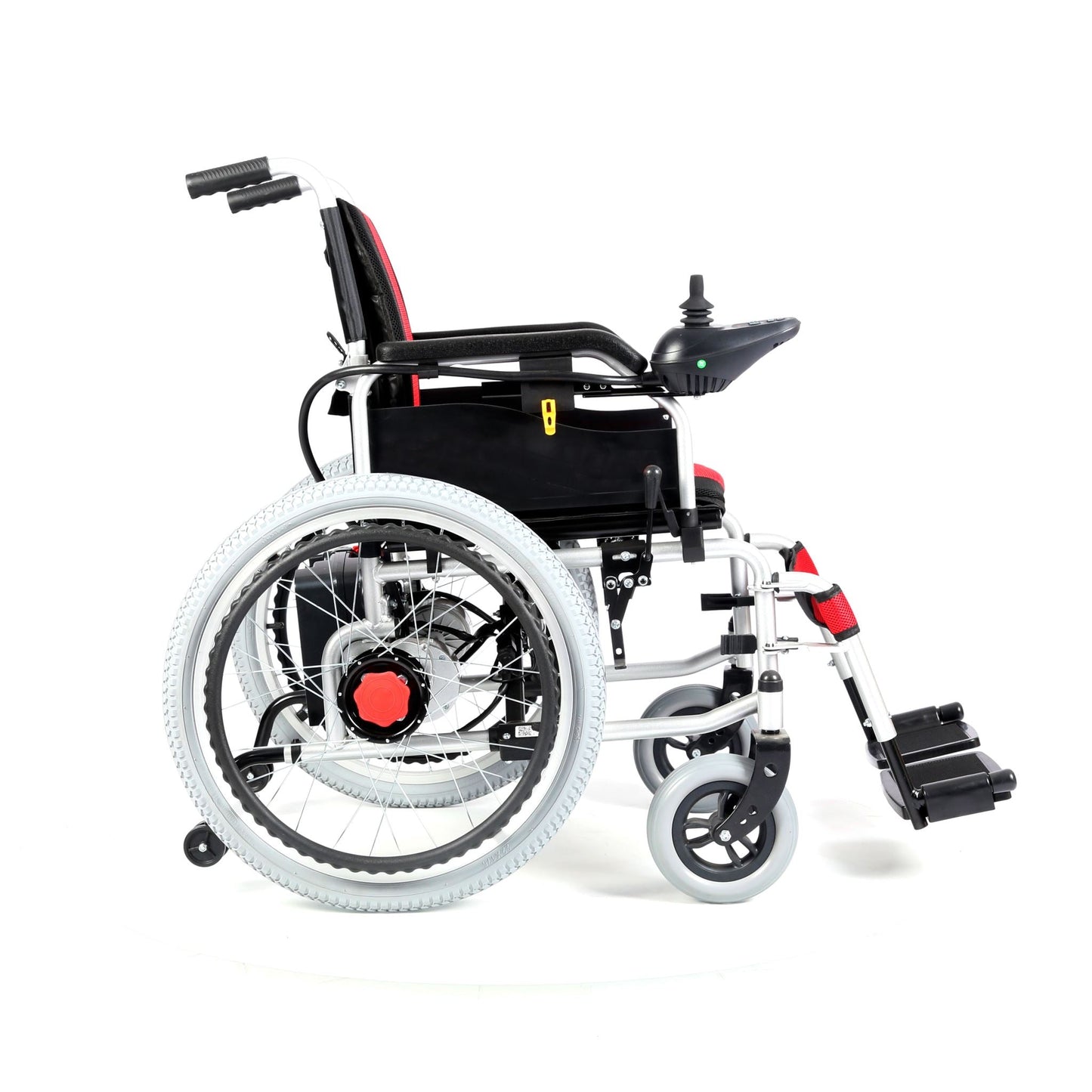 Foldable Electric Wheelchair With Joystick Control JRWD301X