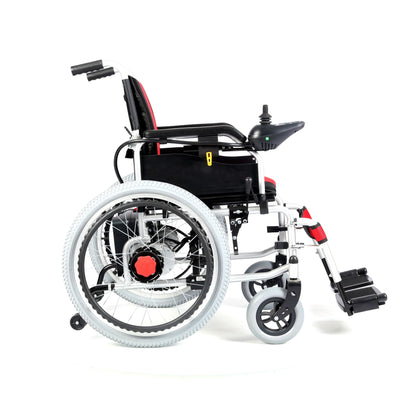 Foldable Electric Wheelchair With Joystick Control JRWD301X