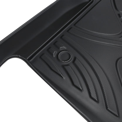 All Weather Floor Mats For Chevy Silverado GMC Sierra 1500 2019-2025, 2020-2025 SLV SRA 2500 3500 HD Crew Cab, With Rear Under-Seat Storage