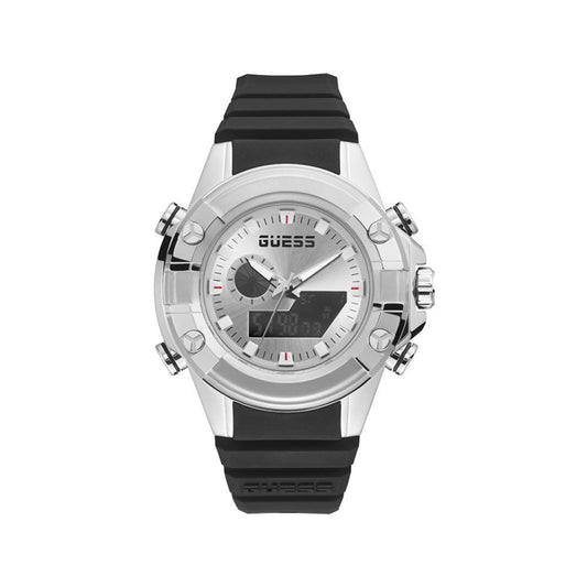 Guess Black Synthetic Sport Watch