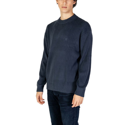 Calvin Klein Jeans Blue Cotton Sweatshirt