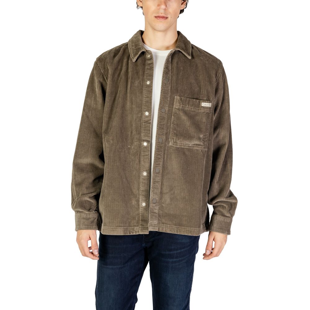 Calvin Klein Jeans Beige Denim Shirt