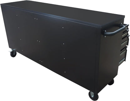 72 Inch 15 Drawers black Tool Chest workbench