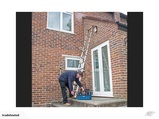 Ladder Telescopic Aluminium Extension Ladder 1m-2.6m