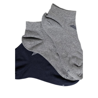Emporio Armani Underwear Blue Cotton Socks