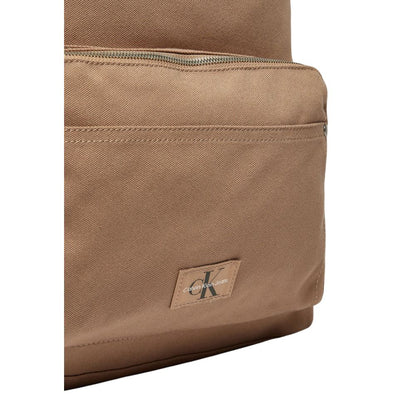 Calvin Klein Jeans Beige Recycled Polyester Backpack