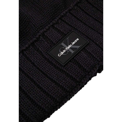 Calvin Klein Jeans Black Cotton Cap (Baseball Hat)