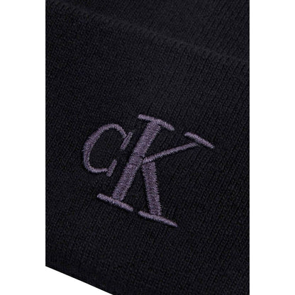 Calvin Klein Jeans Black Wool Cap (Baseball Hat)