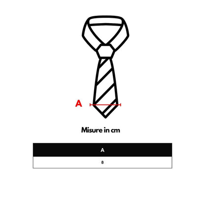 Giorgio Armani Silver Silk Tie