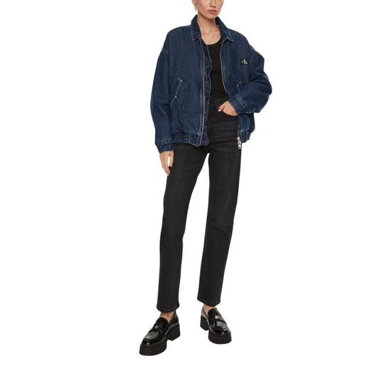 Calvin Klein Jeans Black Cotton Mom Jeans