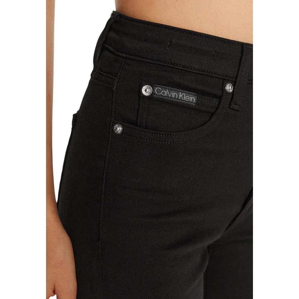 Calvin Klein Jeans Black Cotton Skinny Jeans