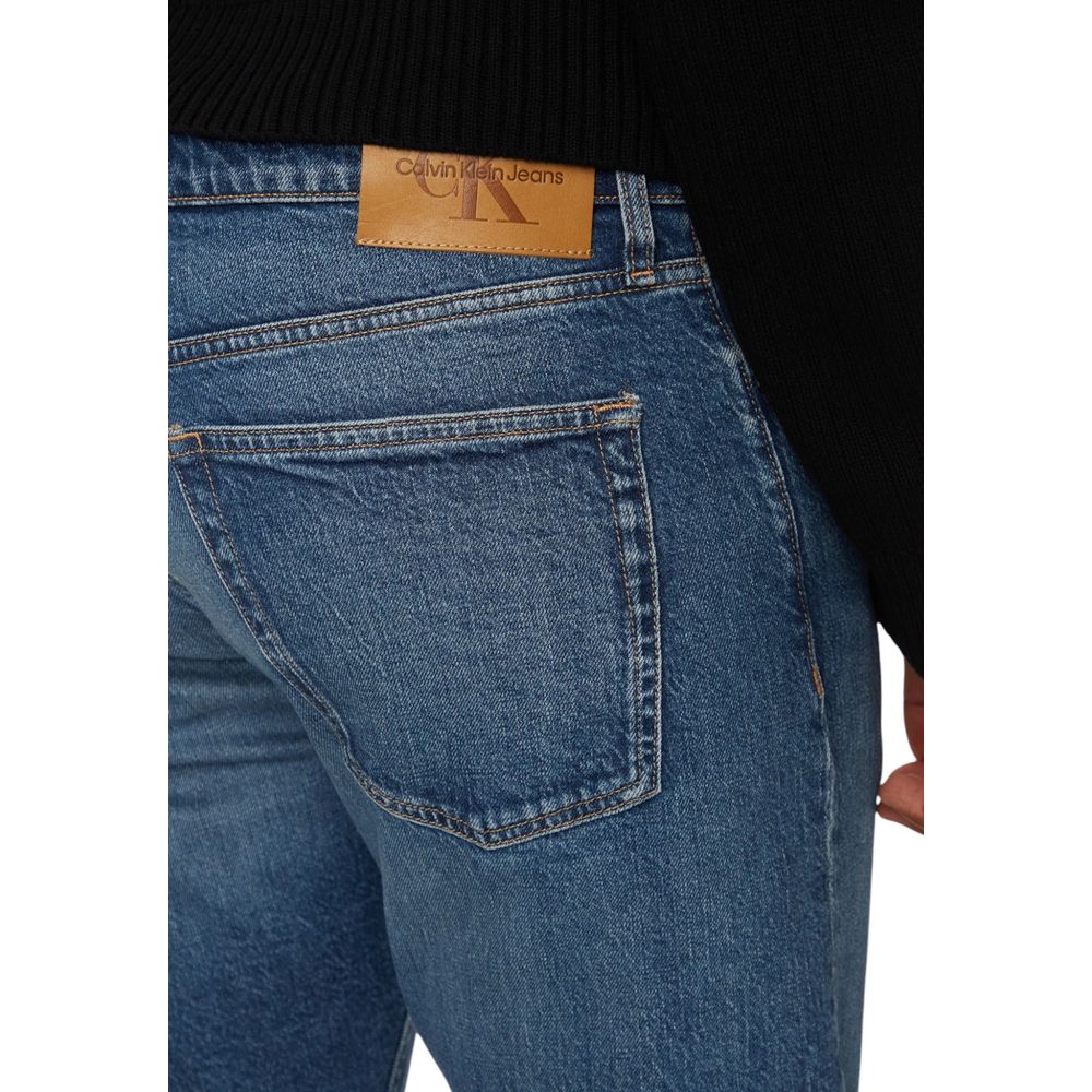 Calvin Klein Jeans Blue Cotton Skinny Jeans