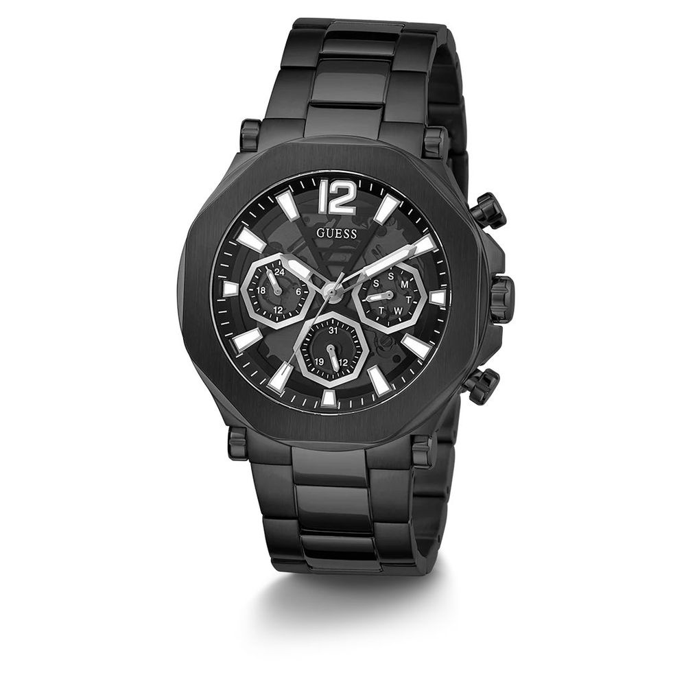 Guess Black Stainless Steel Bracelet Watch