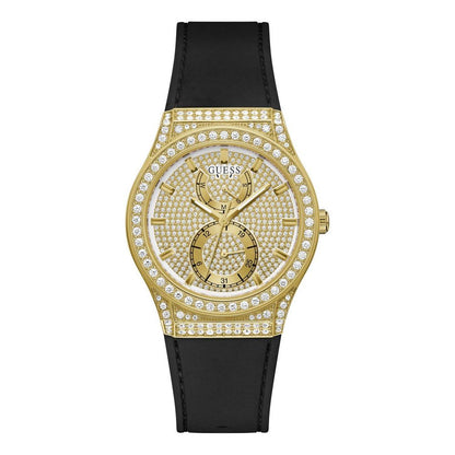 Guess Black Synthetic Dress Watch