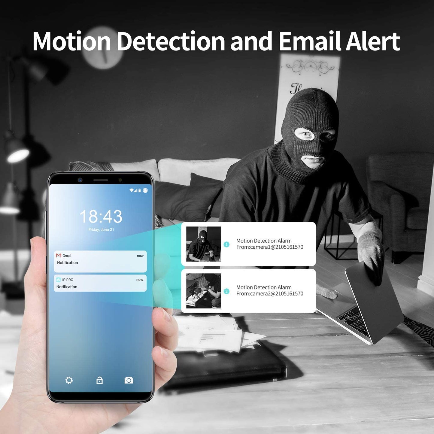 Include 1TB HDD 24hrs recording CCTV wireless security Camera NVR 4CH 1080P