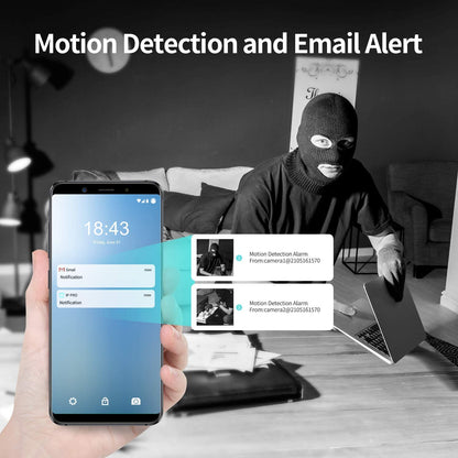 Include 1TB HDD 24hrs recording CCTV wireless security Camera NVR 4CH 1080P