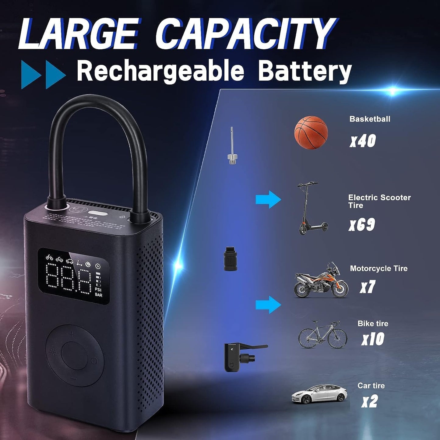 MI PUMP 2 Xiaomi Portable Air Pump 2