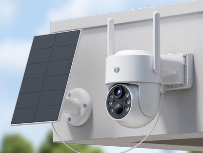 Solar 10.1 Inch Screen Wireless Security camera system CCTV