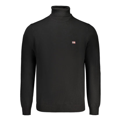 Norway 1963 Black Wool Mens Turtleneck Sweater