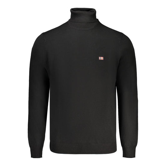 Norway 1963 Black Wool Mens Turtleneck Sweater