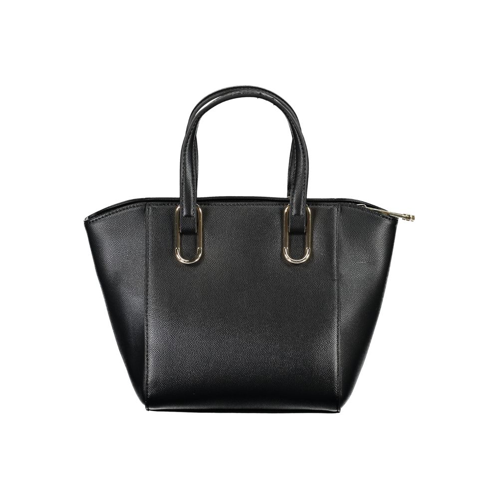 Tommy Hilfiger Black Polyurethane Women Handbag
