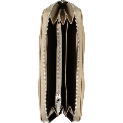 Calvin Klein Beige Polyester Women Wallet