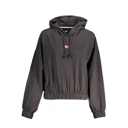 Tommy Hilfiger Black Cotton Women Sweatshirt