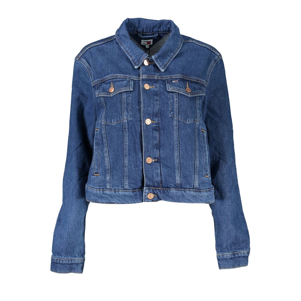 Tommy Hilfiger Blu Cotton Women Jacket