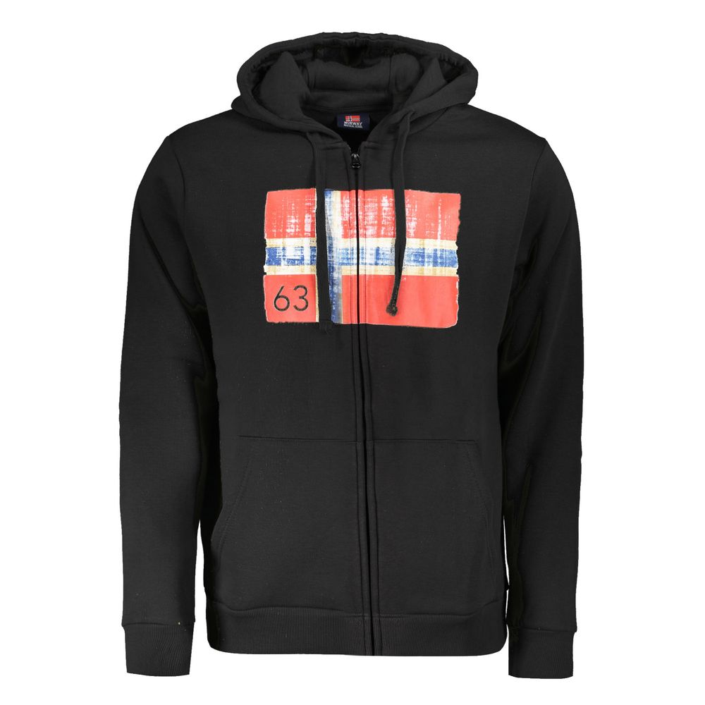 Norway 1963 Black Polyester Men's Sweatshirt