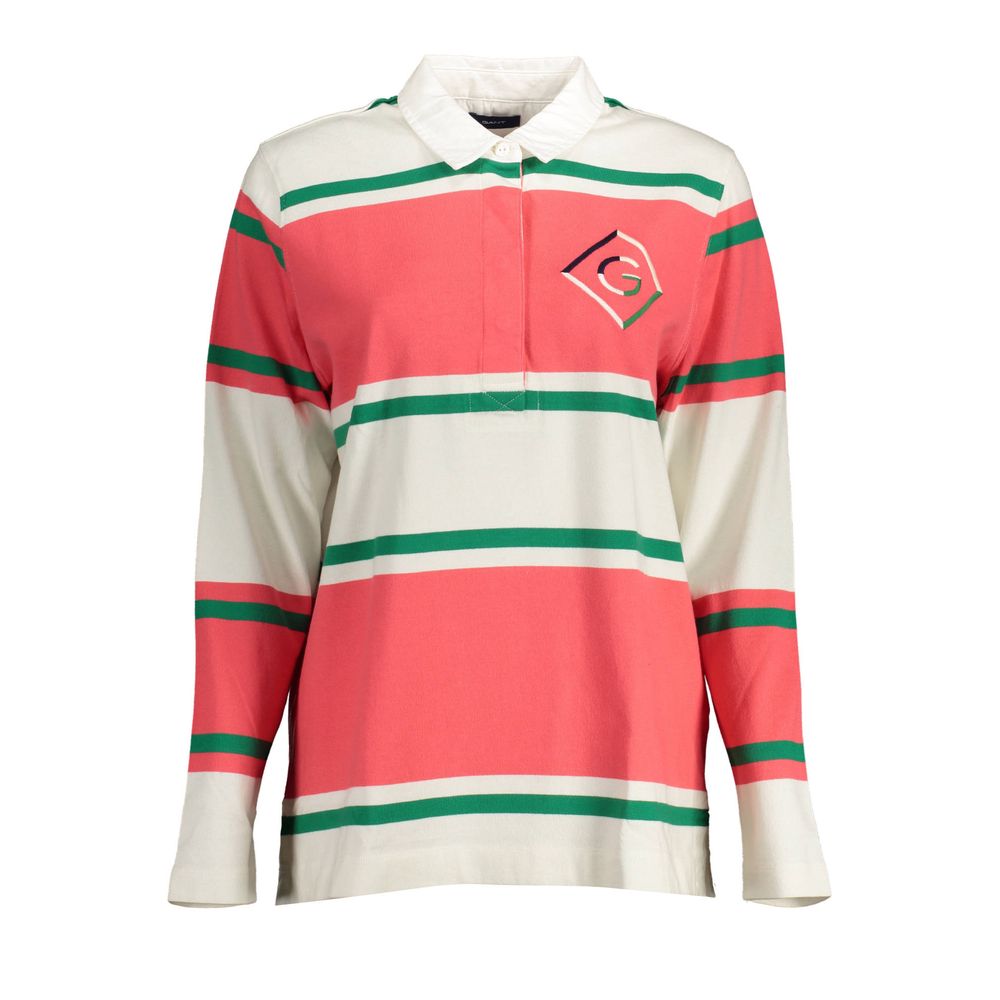 Gant Pink Organic Cotton Women Polo Shirt