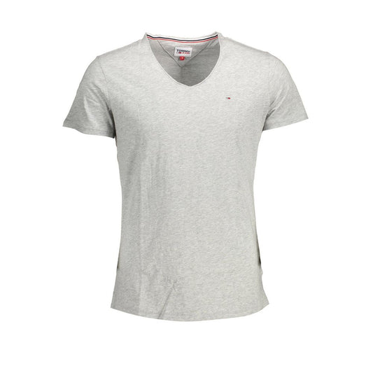 Tommy Hilfiger Grigio Cotton Male T-Shirt