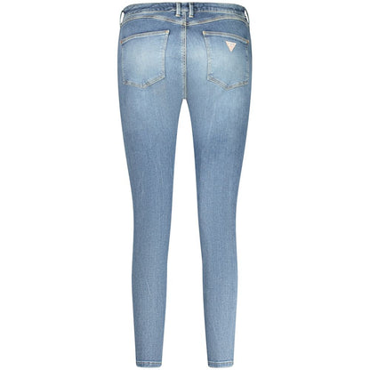 Guess Jeans Blu Recycled Cotton Woman Jeans