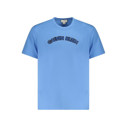 Calvin Klein Azzurro Cotton Mens T-Shirt