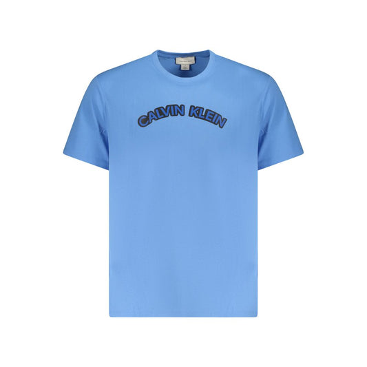 Calvin Klein Azzurro Cotton Mens T-Shirt