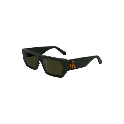 Calvin Klein Verde Acetato Mens Sunglasses
